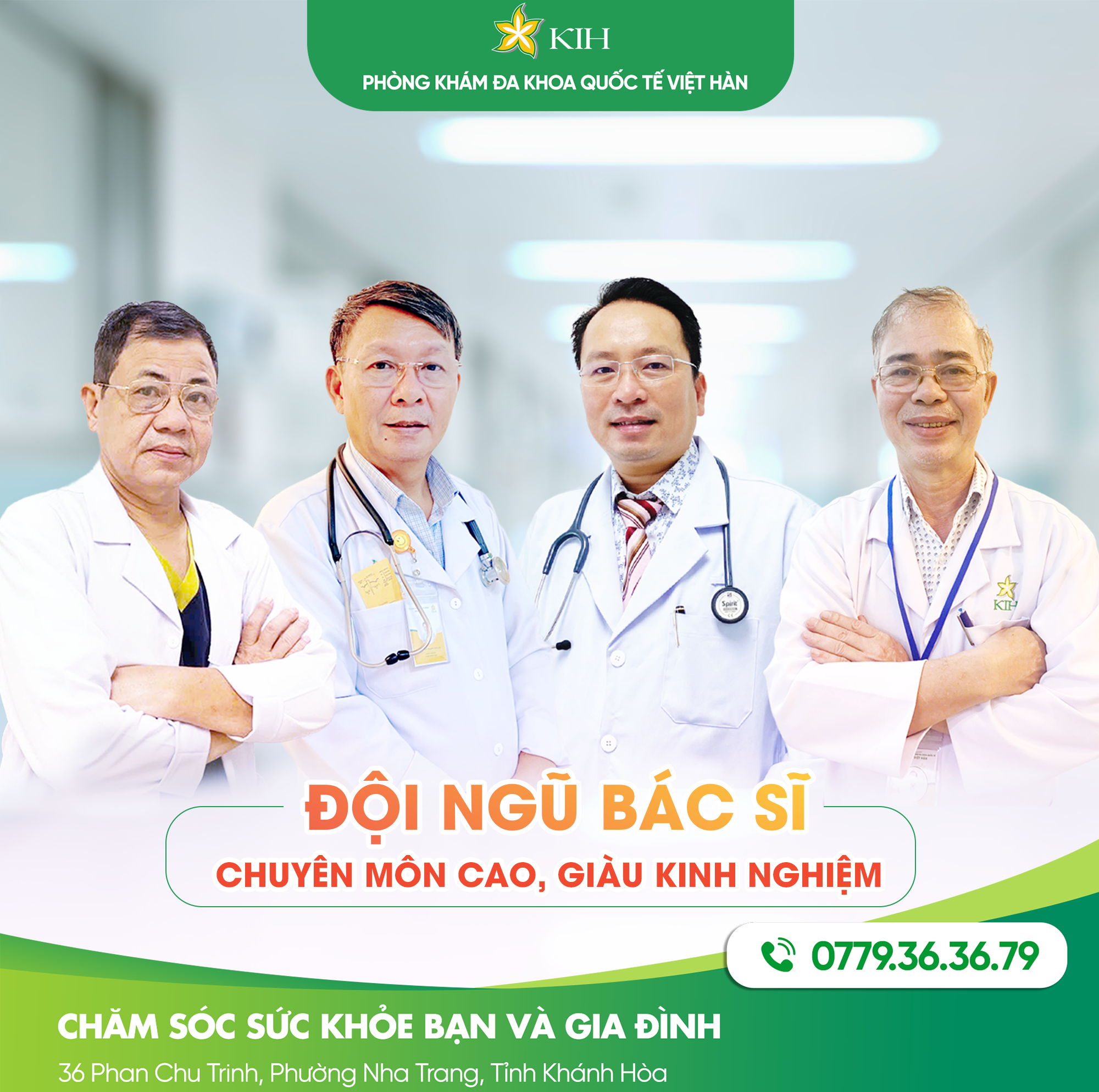 đội ngũ bác sĩ chuyên môn cao giàu kinh nghiệm